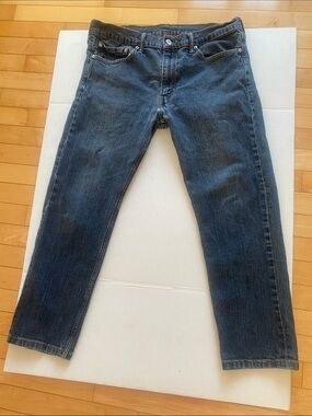 Levi's 511 Medium Blue Denim Straight Jeans Waist 36” Length: 26.5”